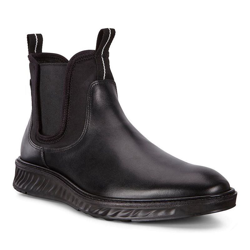 Men Boots Ecco St.1 Hybrid - Business Shoe Black - India PCRDKW903